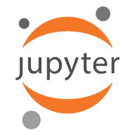 Jupyter logo - Launch JupyterLab demo